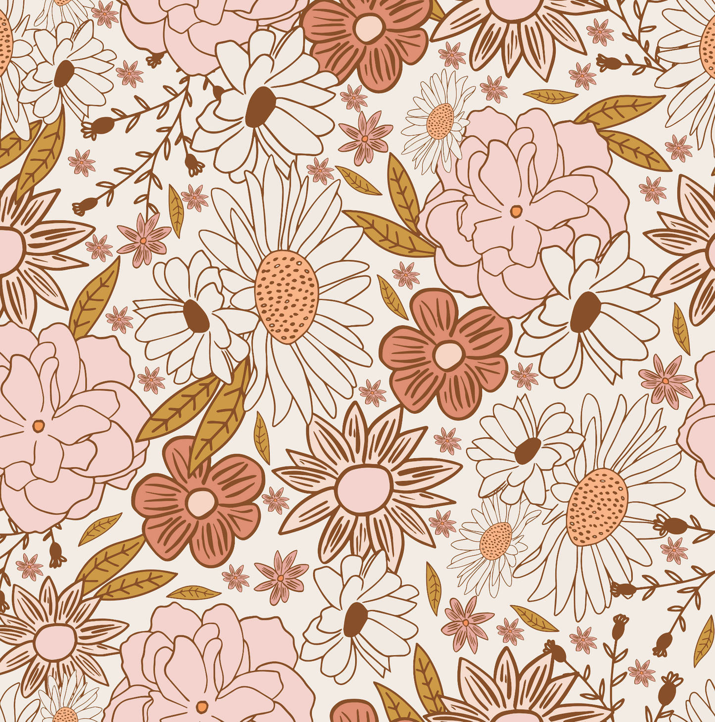 Pink Fall Floral